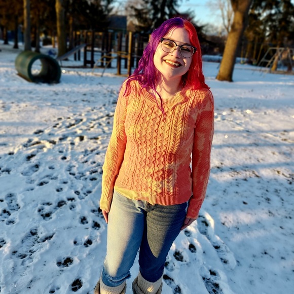 Basic Editions Tie Dye Knit Sweater - Picture 7 of 7